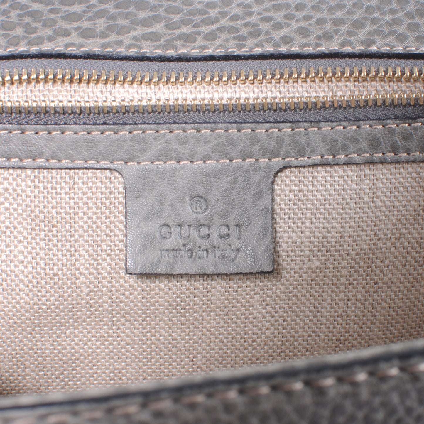 Leather New Bamboo Medium Top Handle Bag