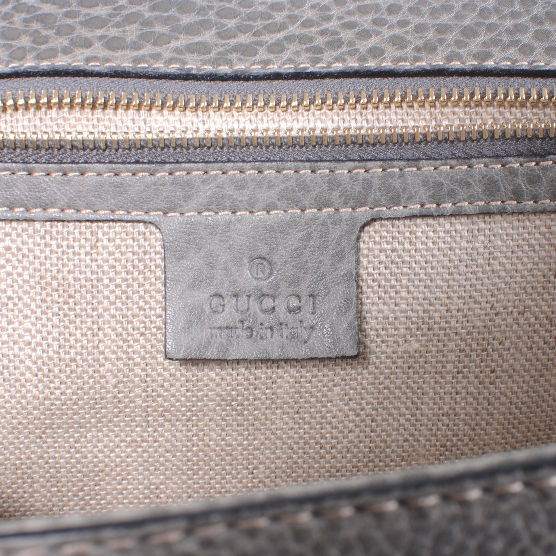 Gucci Leather New Bamboo Medium Top Handle Bag 6 of 7