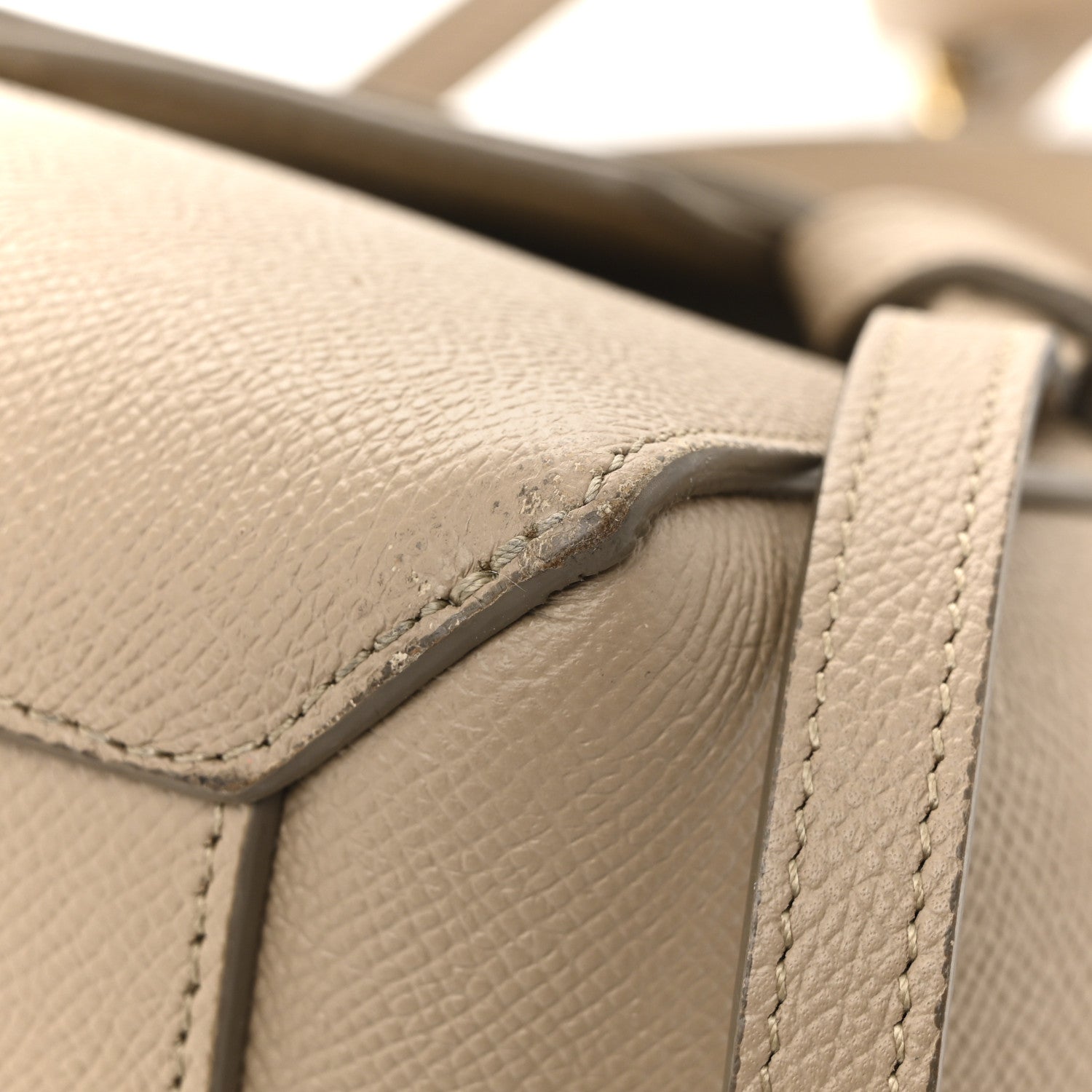 Celine Grained Calfskin Nano Belt Bag Light Taupe 12 of 16
