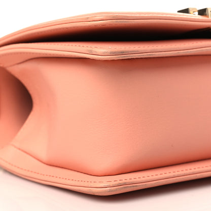 Chanel Calfskin Chevron Quilted Small Boy Flap Light Orange 7 of 12