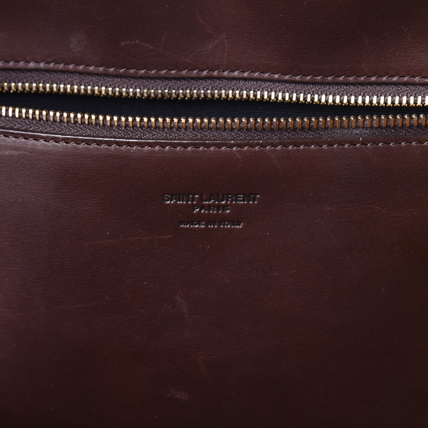 Saint Laurent Raffia Calfskin Medium Panier Tote 6 of 9