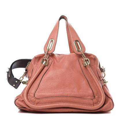 Chloe Calfskin Medium Military Paraty Peach Pink 1 of 17