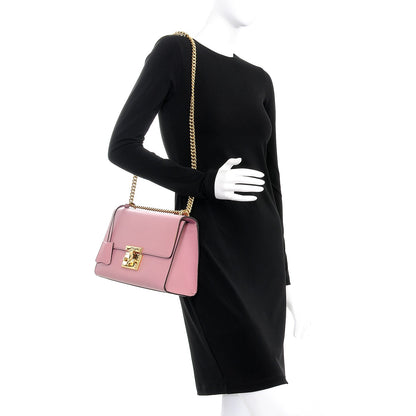 Gucci Moon Calfskin Medium Padlock Shoulder Bag Carmine Rose 2 of 10