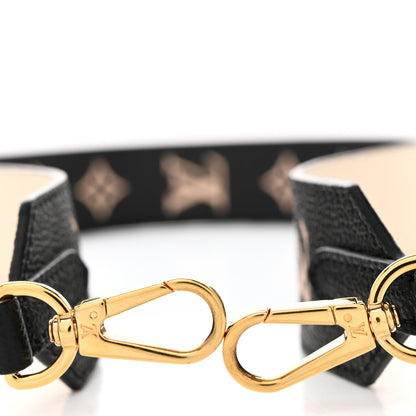 Louis Vuitton Empreinte Monogram Bandouliere Shoulder Strap Black Beige 4 of 5