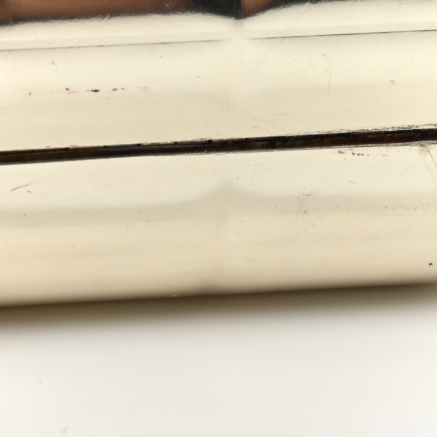 Metal Keyboard Clutch Dark Gold