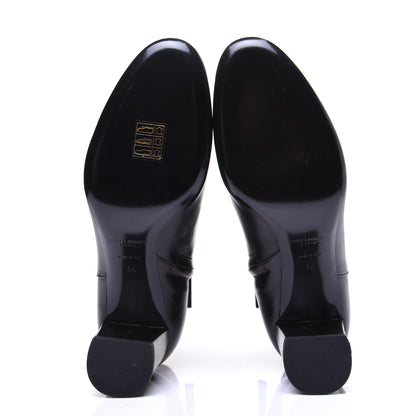 Saint Laurent Nappa Loulou Ankle Zip Boot 36 Black 7 of 13