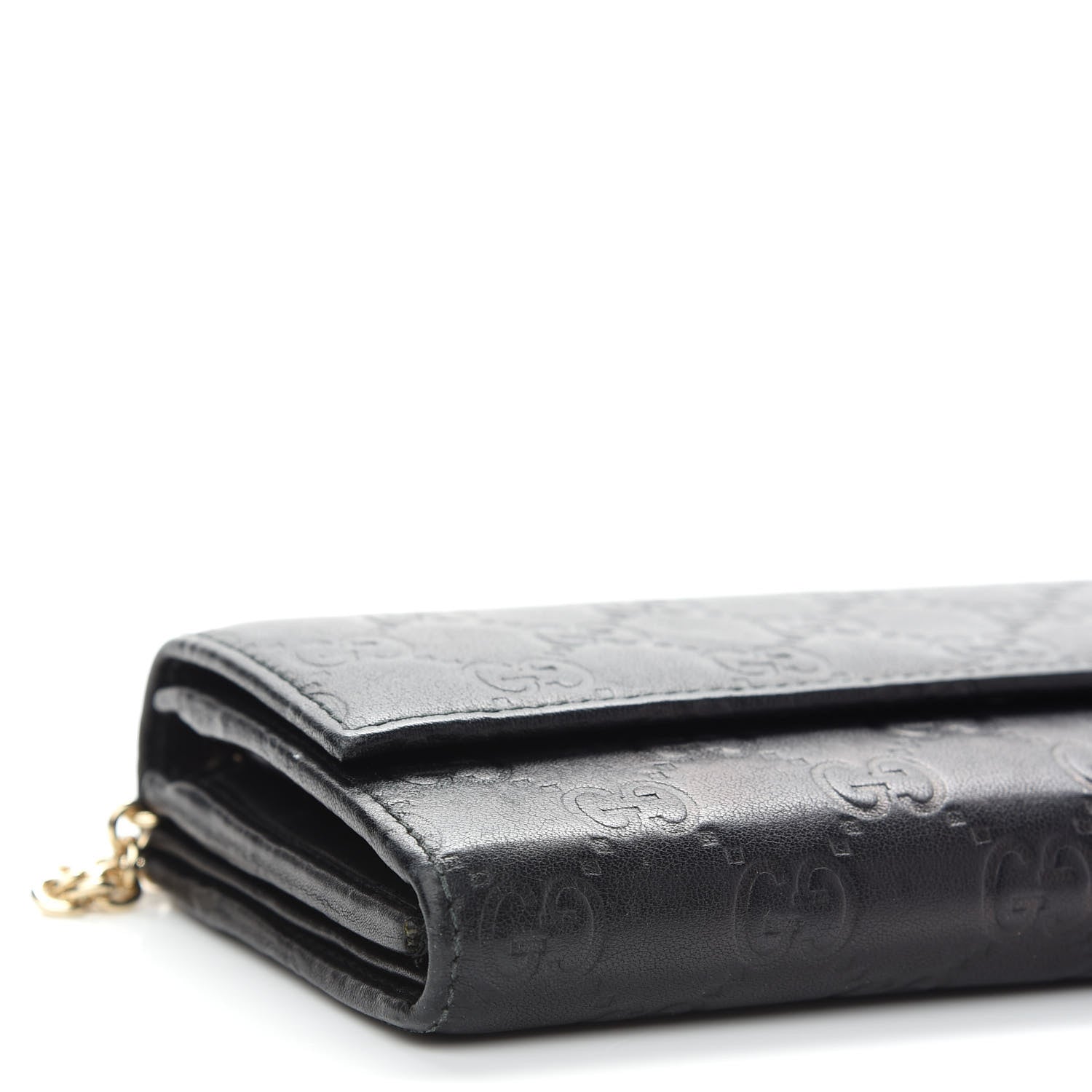 Gucci Soft Microguccissima Dice Chain Wallet Black 6 of 9