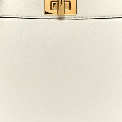 Fendi Shiny Nappa Petite Peekaboo I SEE U Satchel White 8 of 12