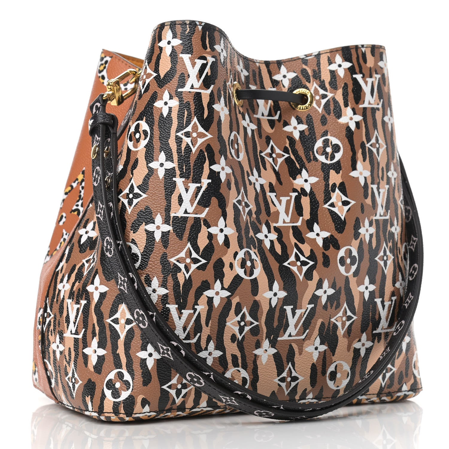 Louis Vuitton Monogram Giant Jungle NéoNoé Caramel 3 of 8