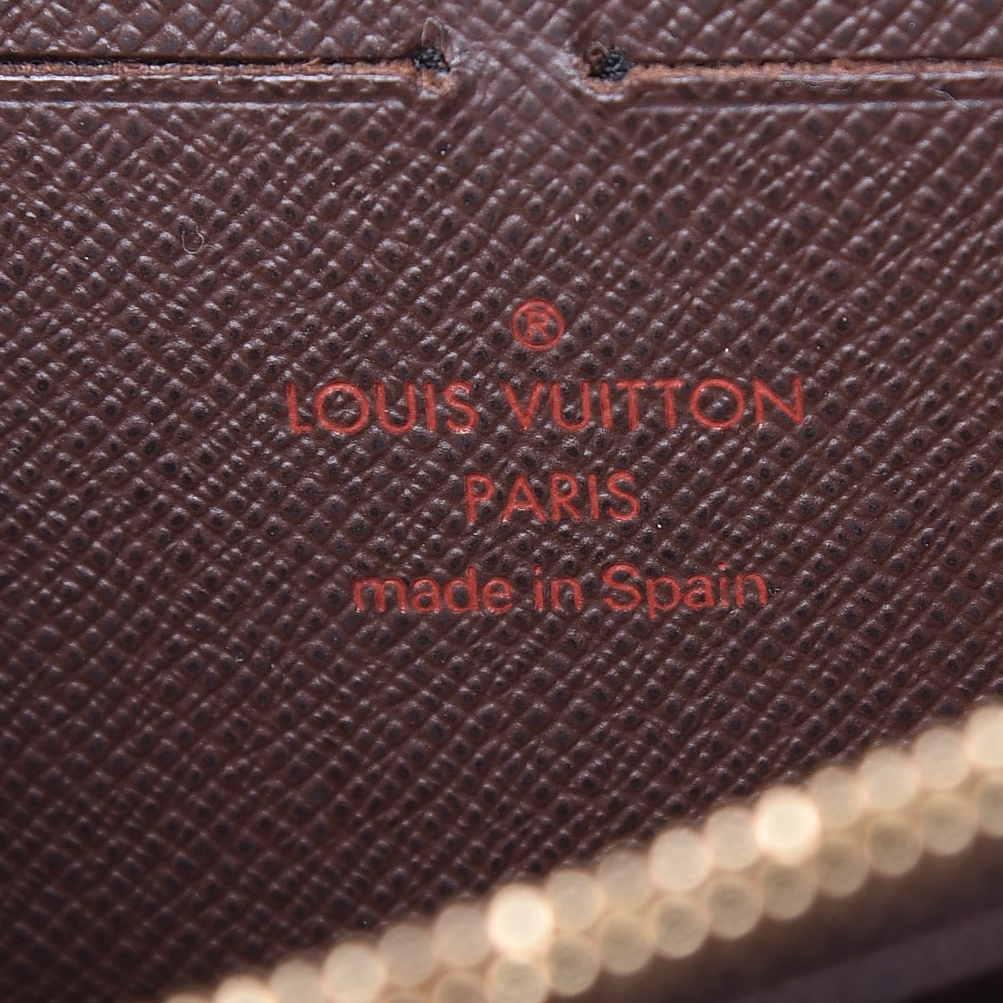 Damier Ebene Zippy Wallet