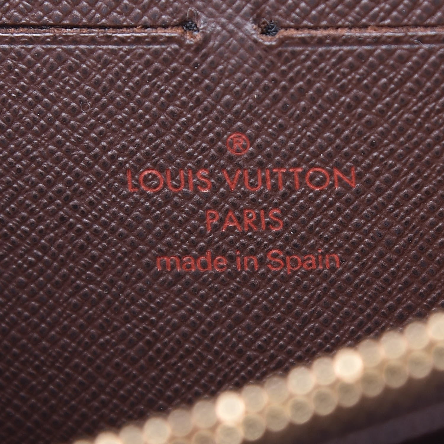 Louis Vuitton Damier Ebene Zippy Wallet 6 of 7