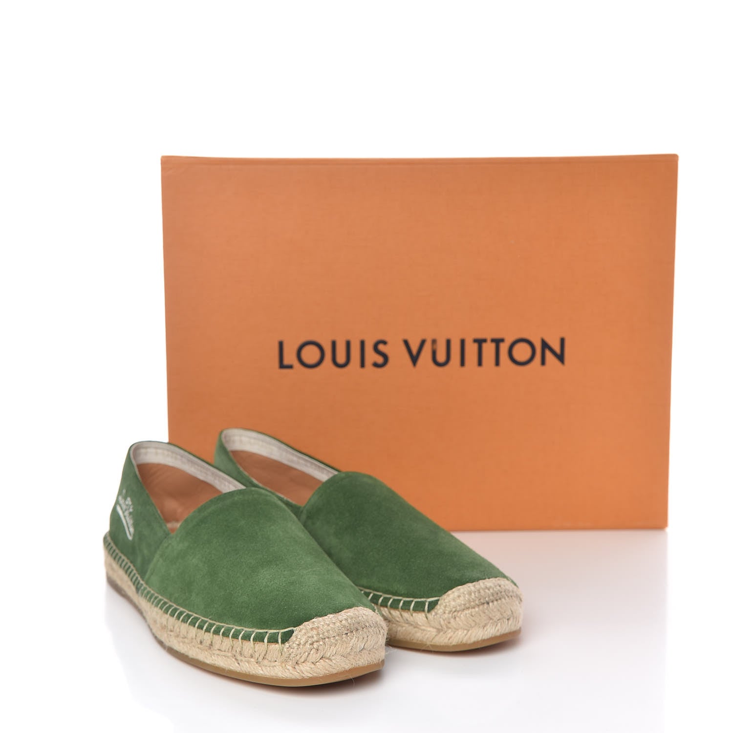 Louis Vuitton Suede Bidart Espadrilles 7 Green 12 of 12