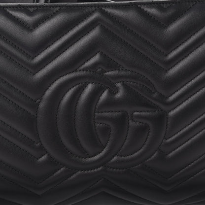 Gucci Calfskin Matelasse Small GG Marmont Tote Black 8 of 8