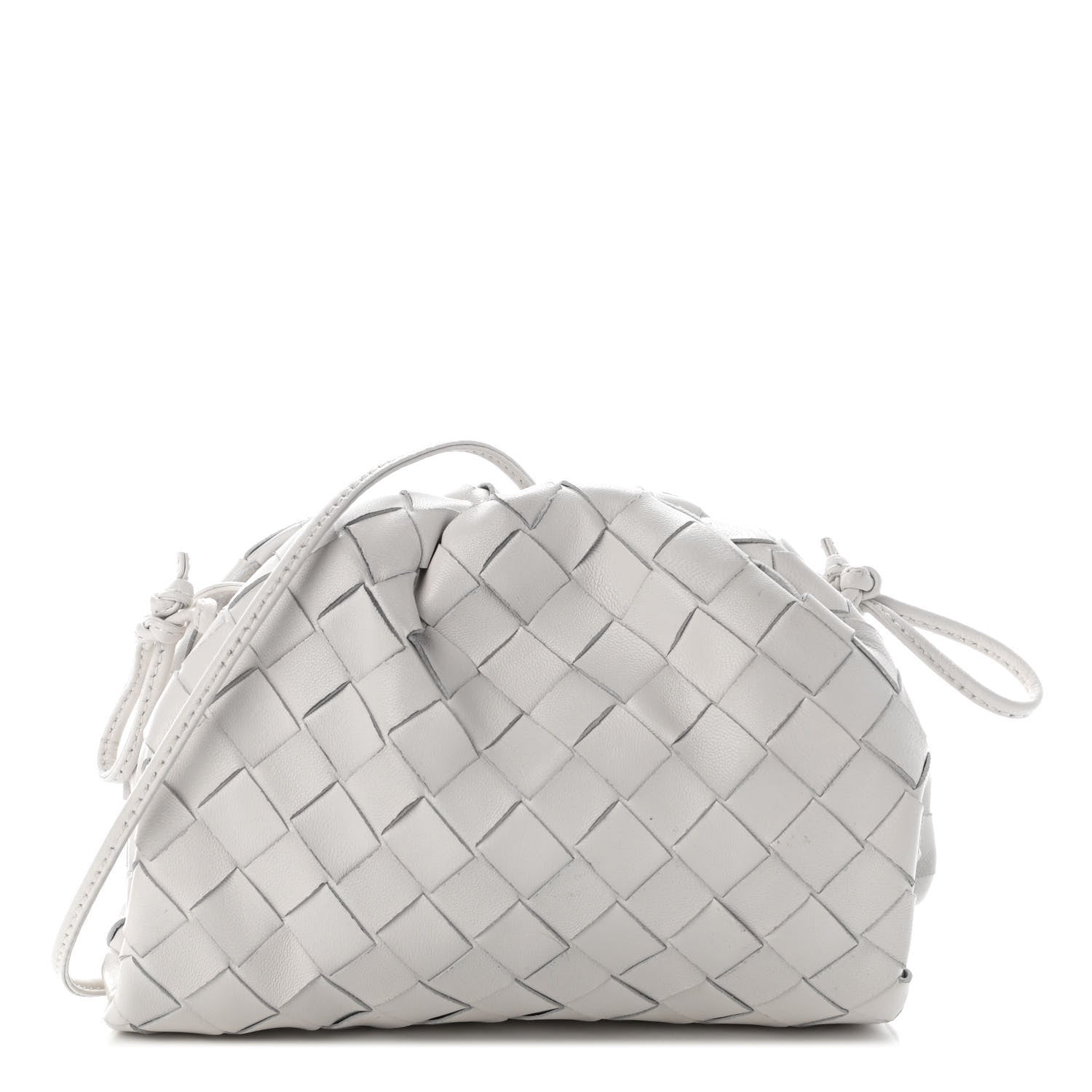 Bottega Veneta Nappa Intrecciato The Mini Pouch Chalk 1 of 9