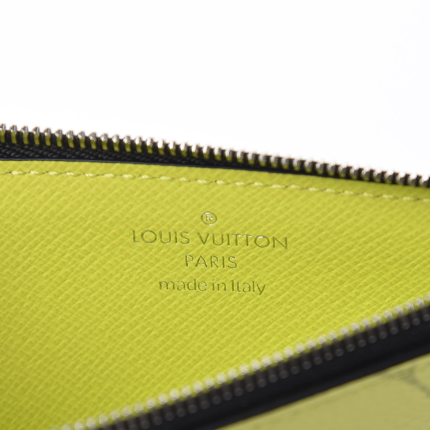 Louis Vuitton Monogram Taiga Coin Card Holder Yellow 6 of 7