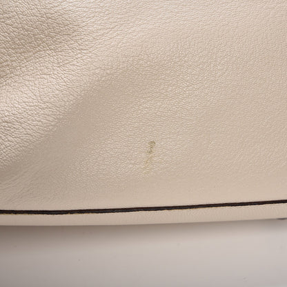 Fendi Goatskin Zucca Large Peekaboo Iconic Satchel Latte Tobacco Moro 13 of 24