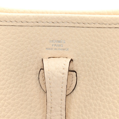Hermes Taurillon Clemence Amazone Evelyne TPM Nata Craie 6 of 11
