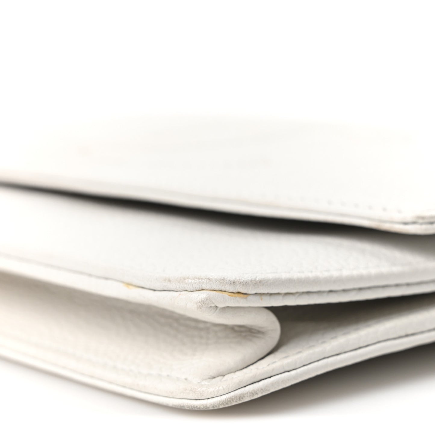 Caviar Timeless CC Wallet on Chain WOC White