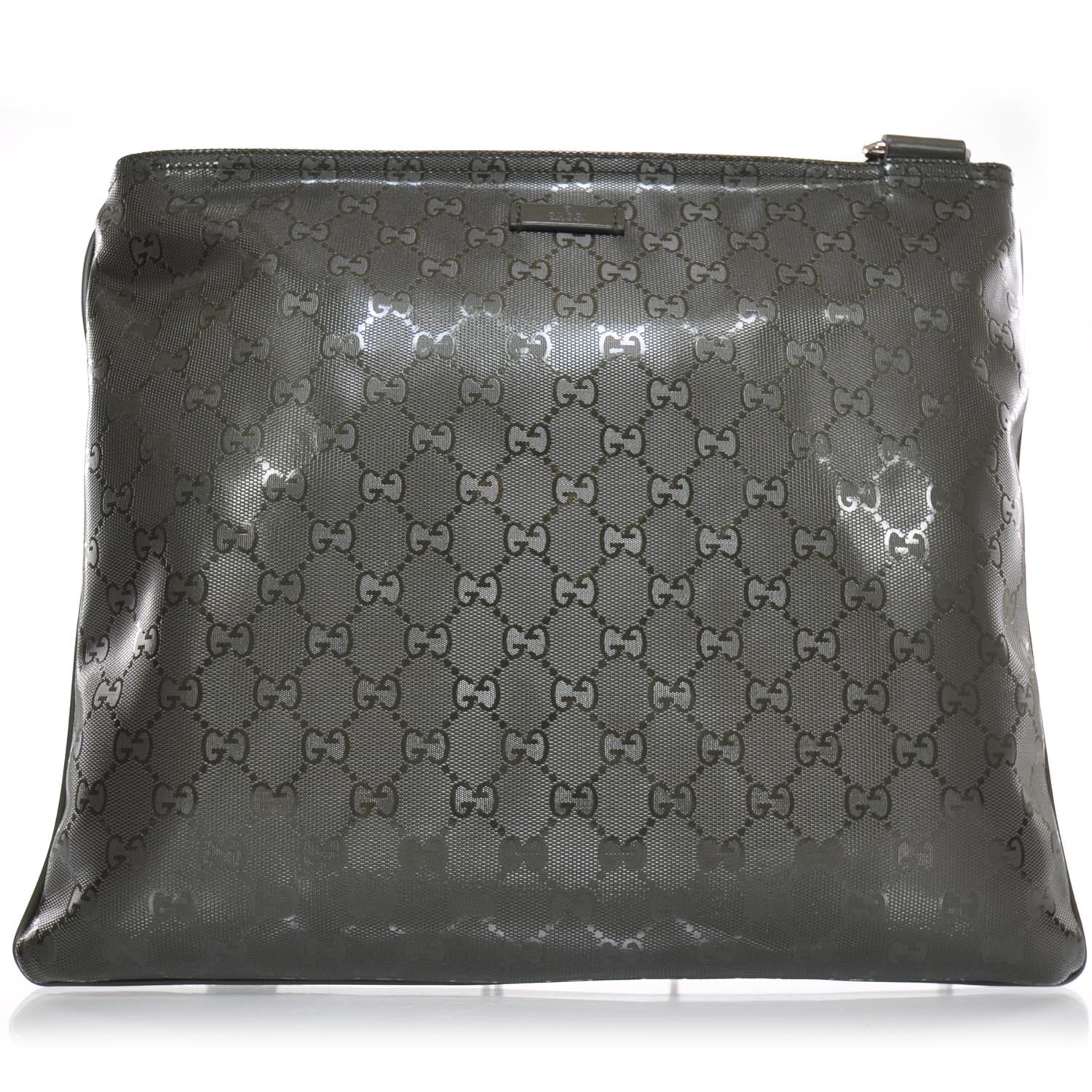 Gucci Imprime Monogram Medium Flat Messenger Bag Military 1 of 9