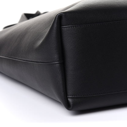 Saint Laurent Calfskin Bold Shopping Tote Black 8 of 9