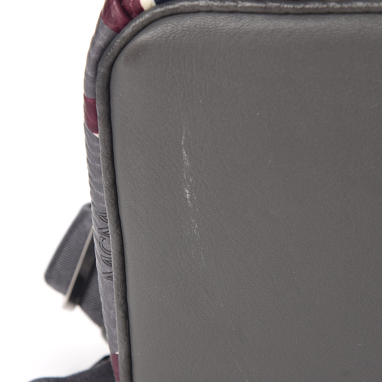 MCM Visetos Gunta Medium Stark Backpack Phantom Grey 9 of 9