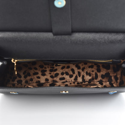 Dolce & Gabbana Dauphine Large Miss Sicily Satchel Black 6 of 12