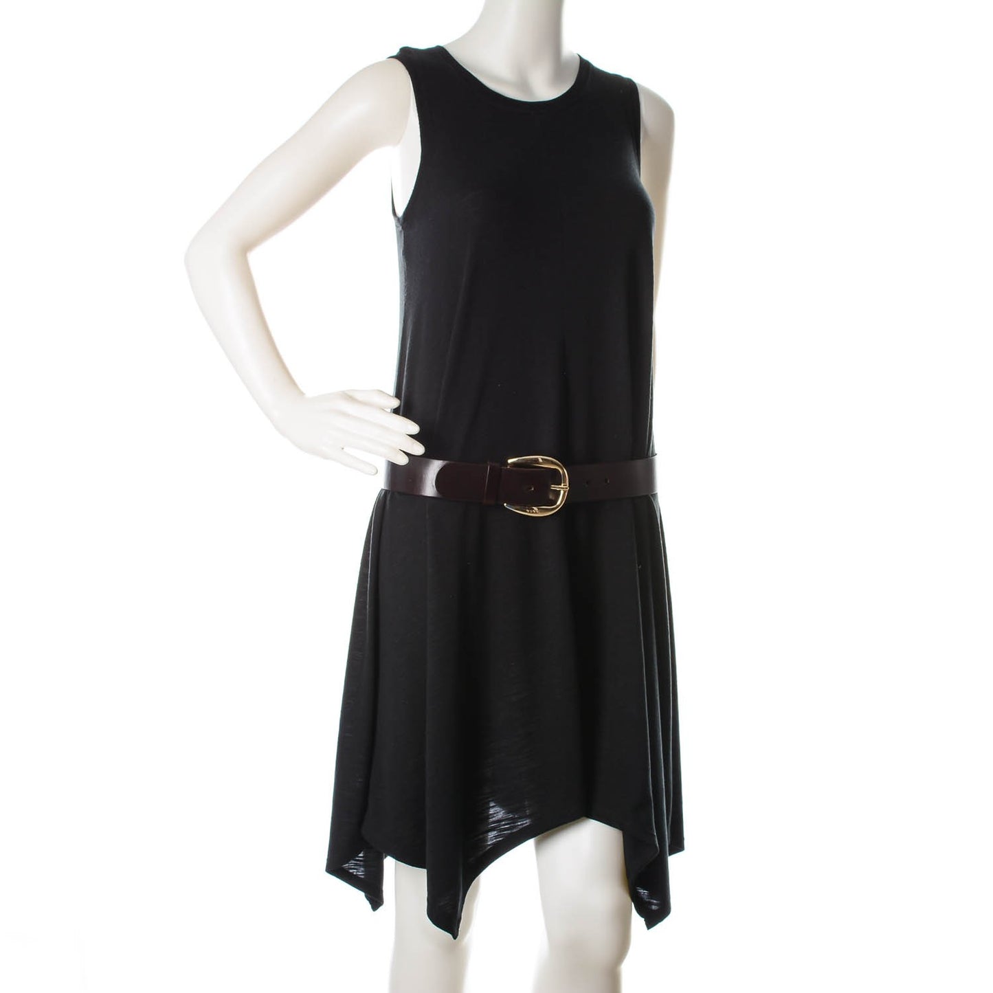 Calfskin Belt 85 34 Dark Brown