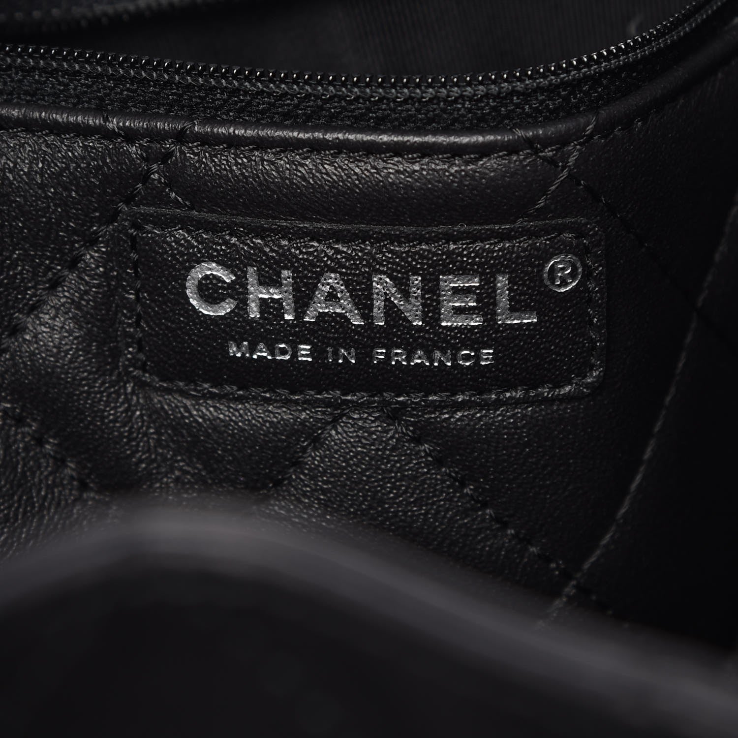 Chanel Calfskin Stitched Large Urban Luxury Drawstring Backpack Black 6 of 7