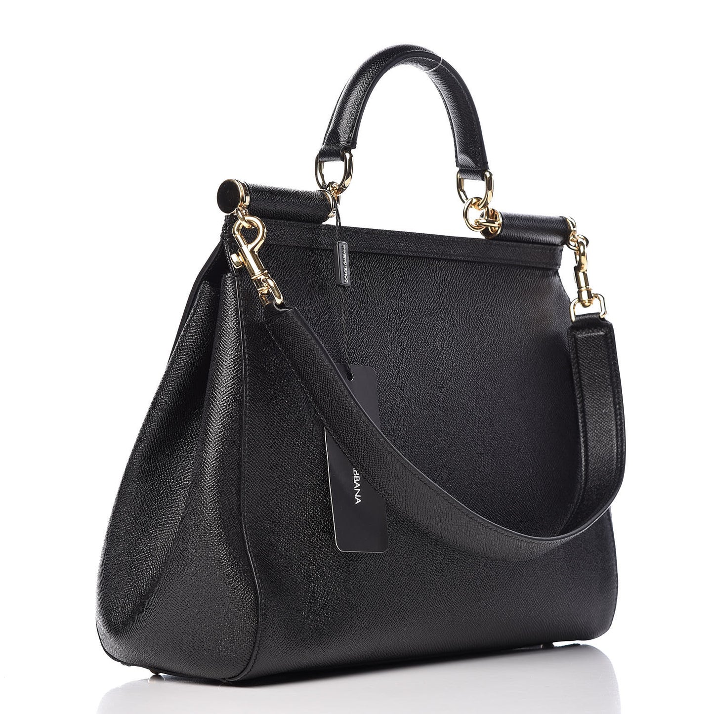 Dauphine Large Miss Sicily Satchel Black