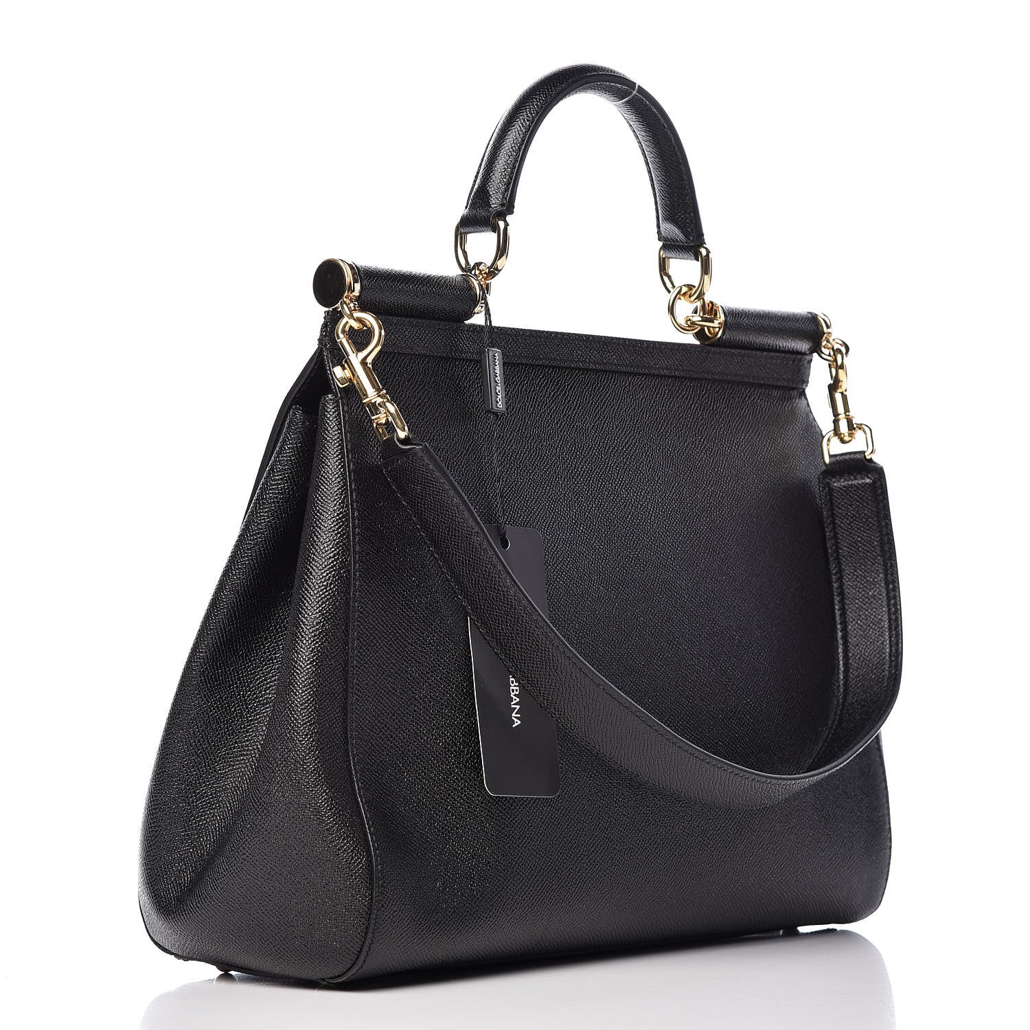 Dolce & Gabbana Dauphine Large Miss Sicily Satchel Black 3 of 10