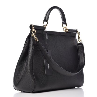 Dolce & Gabbana Dauphine Large Miss Sicily Satchel Black 3 of 10