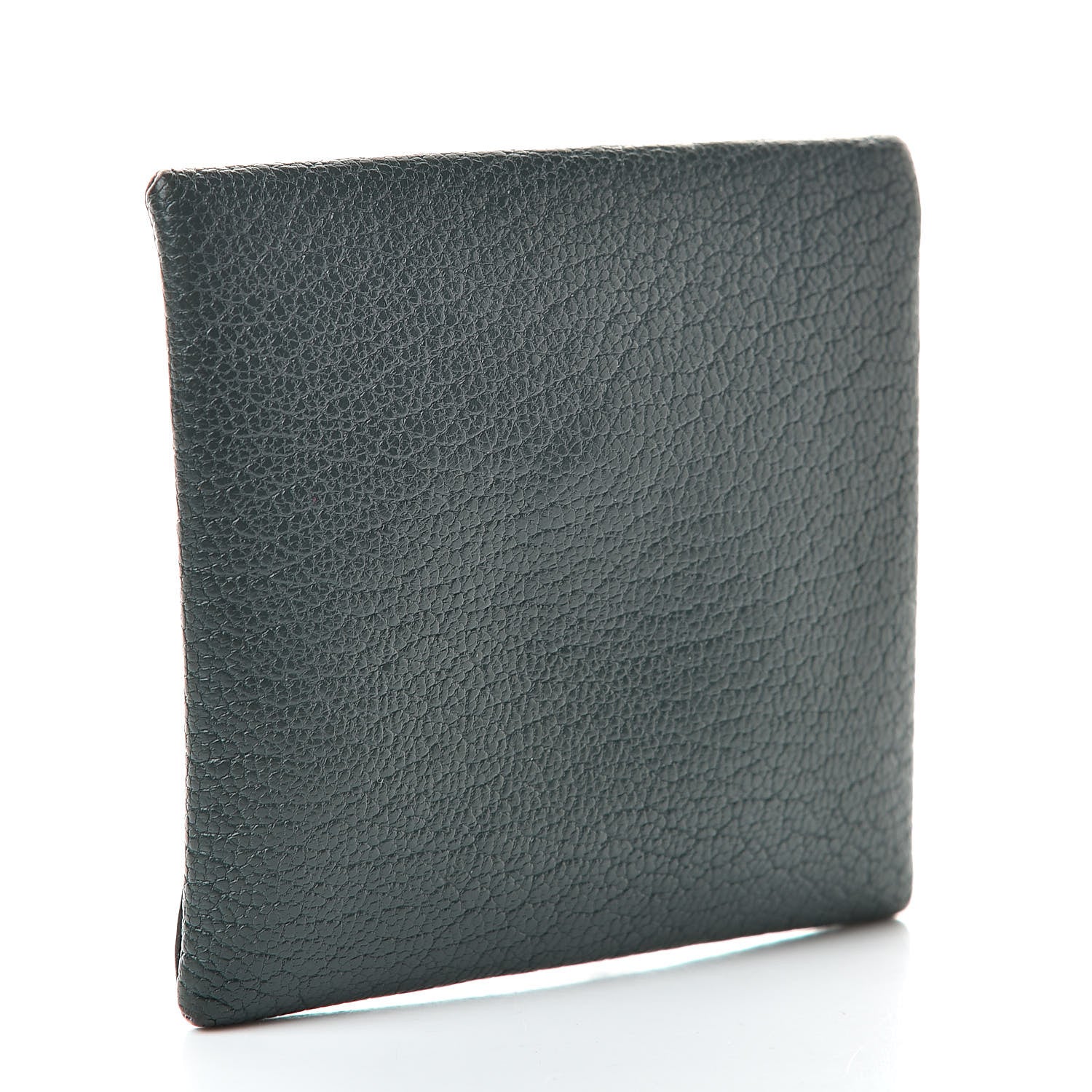 Hermes Chevre Mysore Bastia Coin Purse Vert Titien 3 of 9