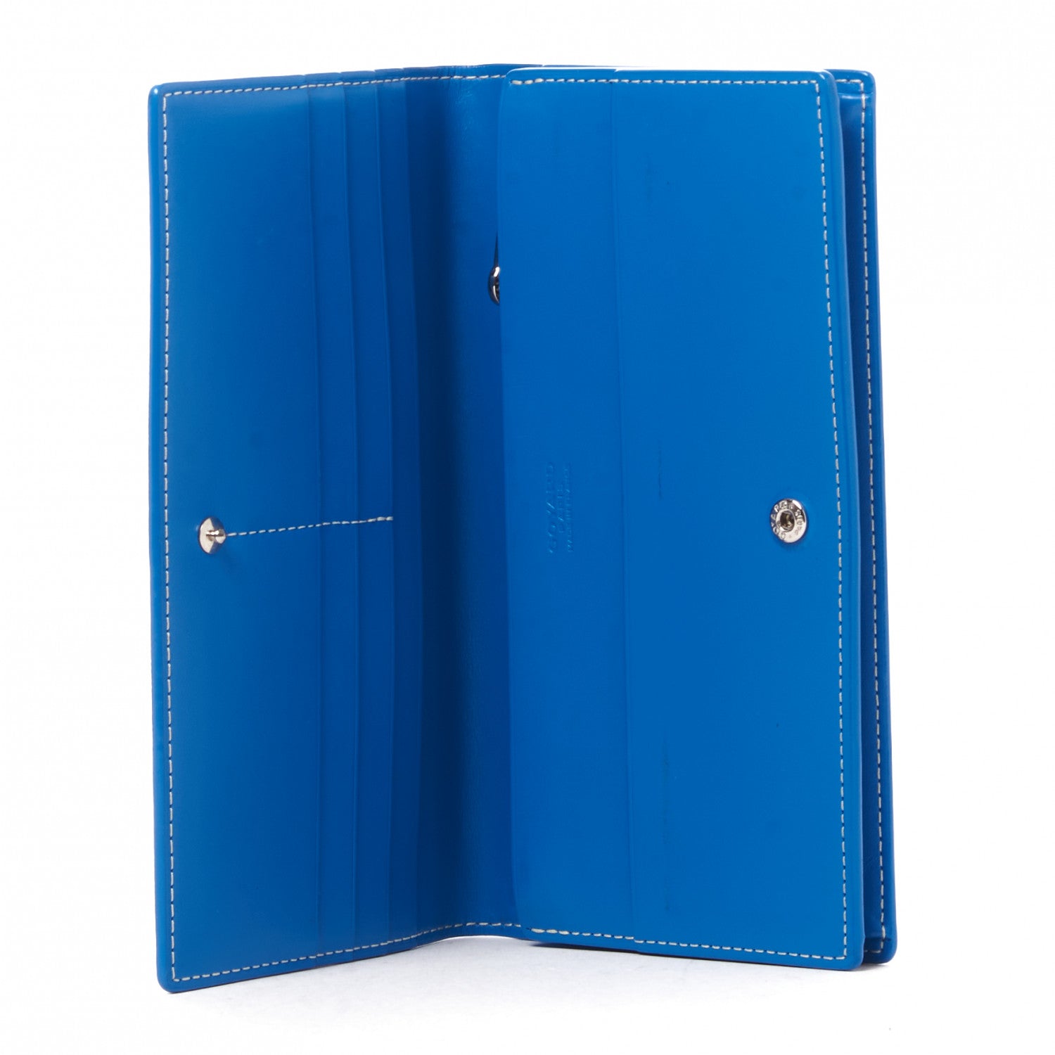 Goyard Goyardine Richelieu Wallet Sky Blue 6 of 7