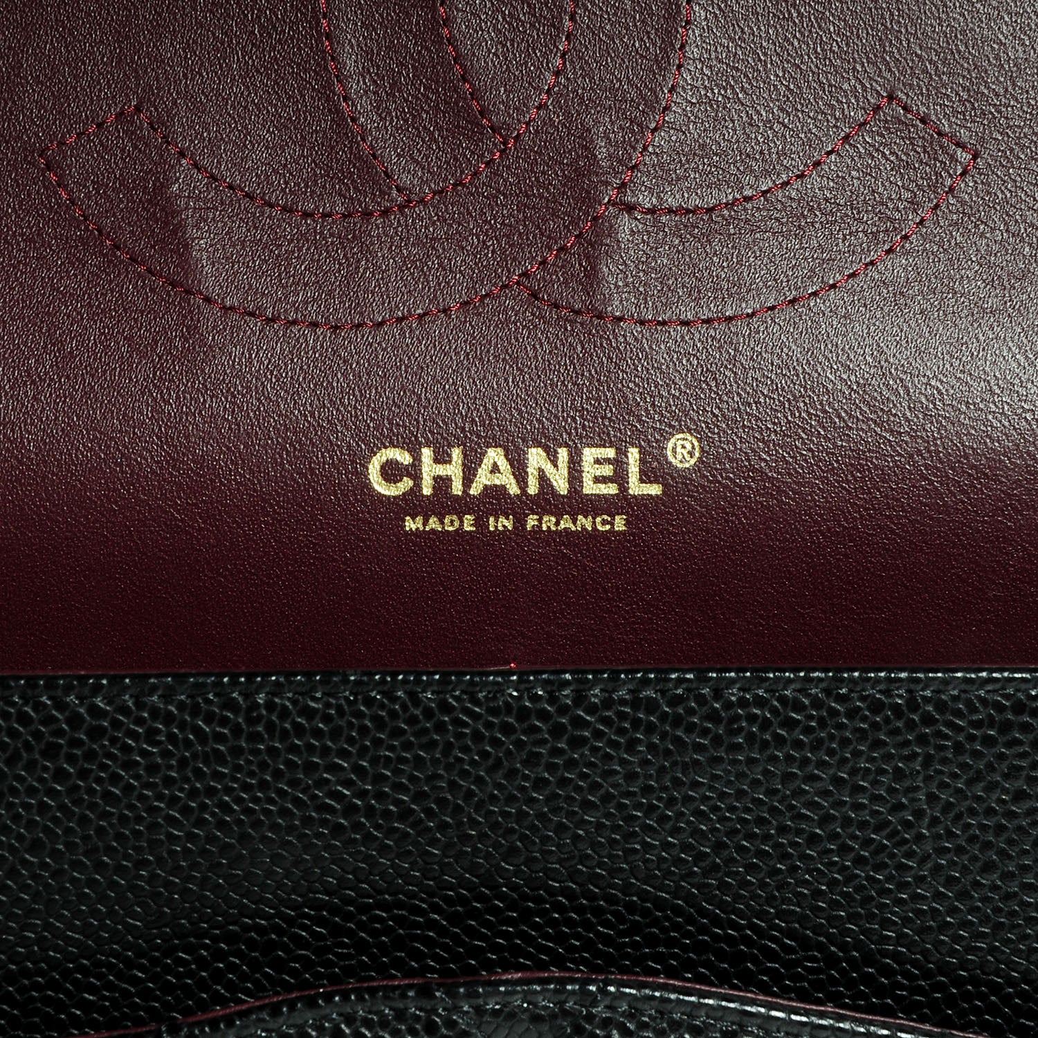 Chanel Caviar Jumbo Double Flap Black 8 of 10