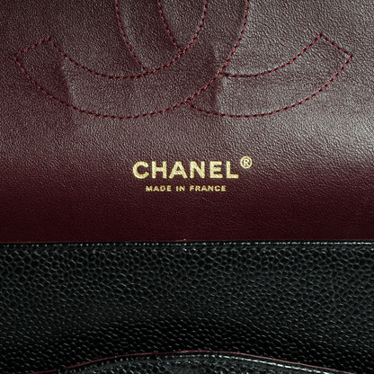Chanel Caviar Jumbo Double Flap Black 8 of 10