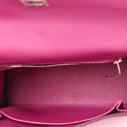 Hermes Togo Kelly Retourne 25 Rose Pourpre 5 of 10