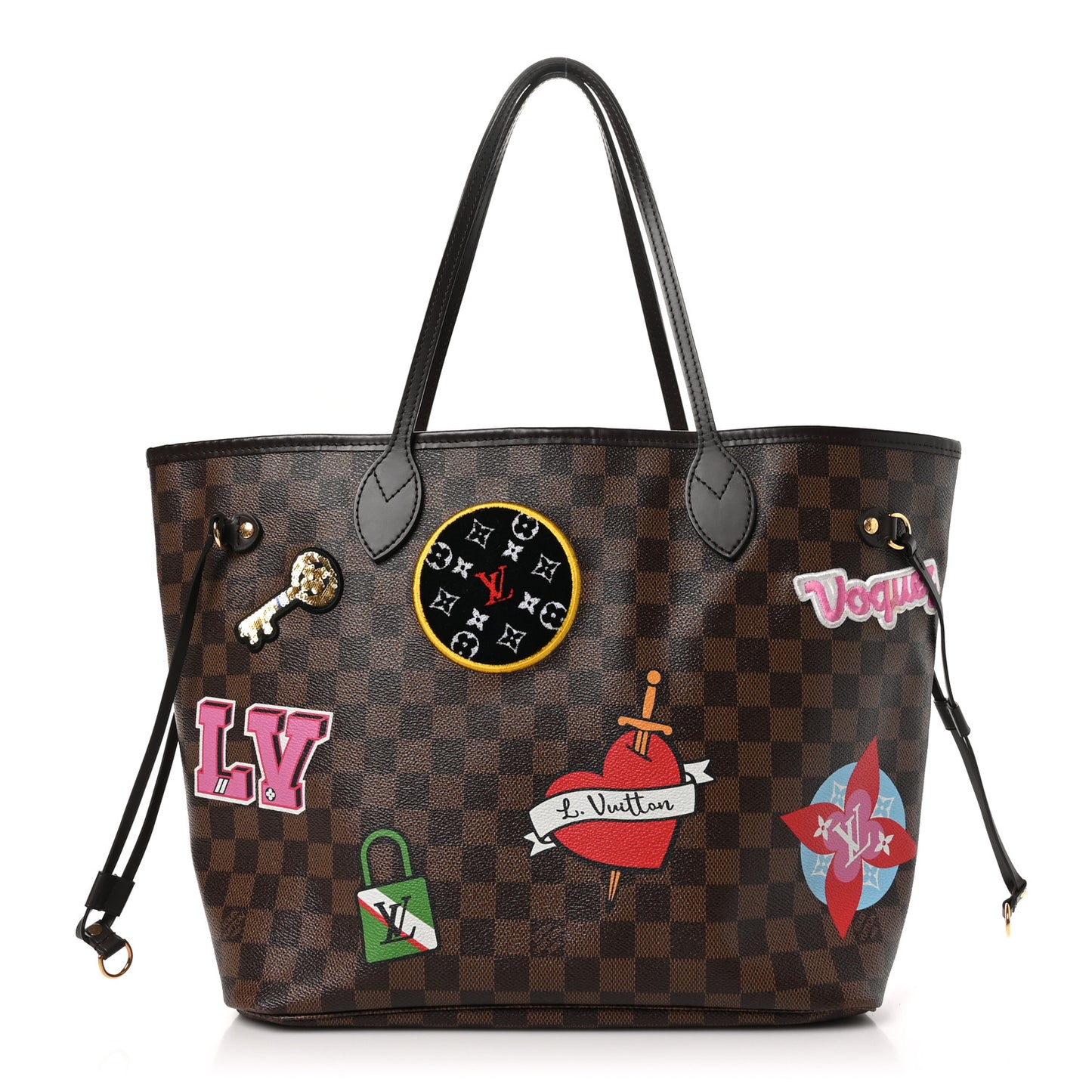 Damier Ebene Travel Stickers Neo Neverfull MM