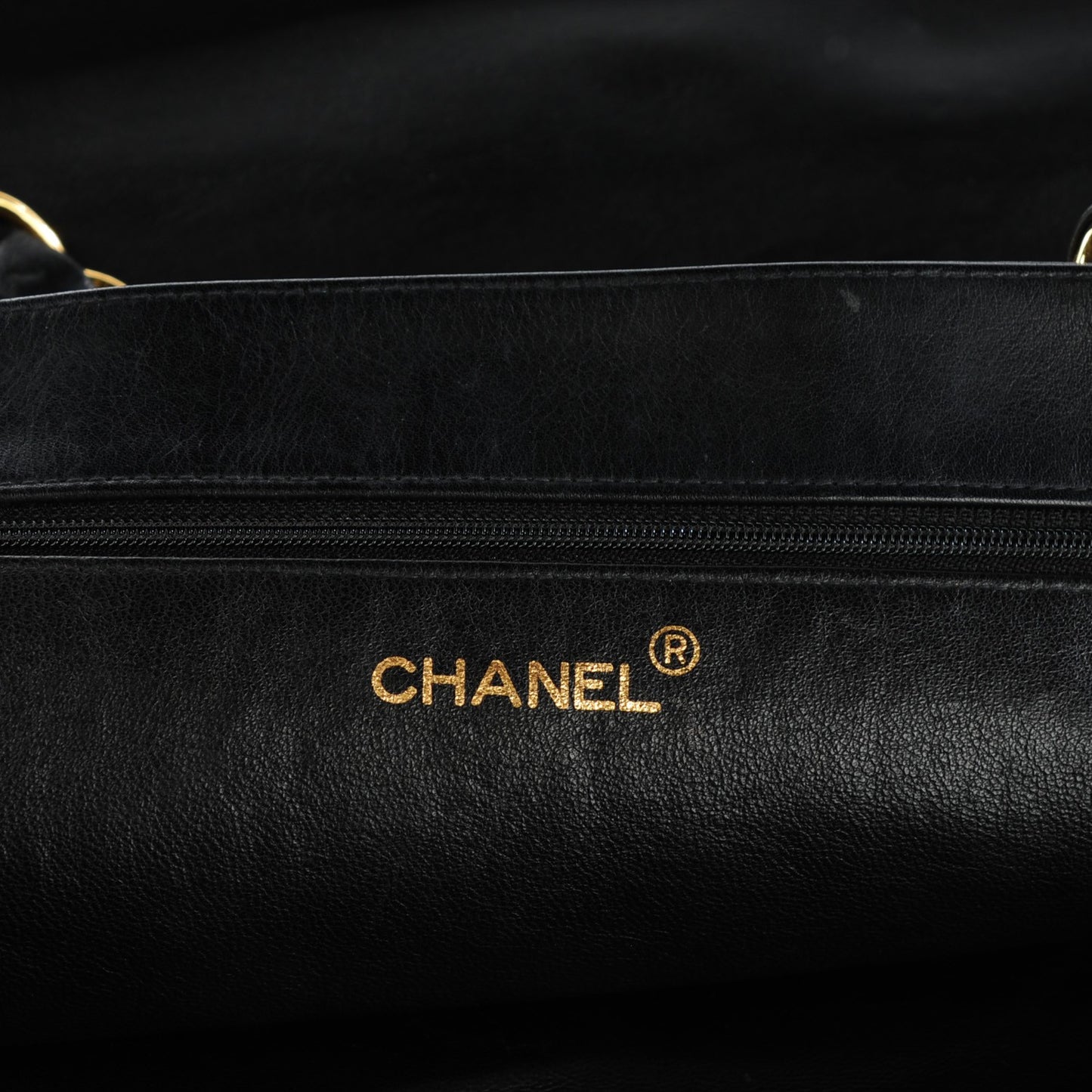 Lambskin Jumbo Shoulder Bag Black