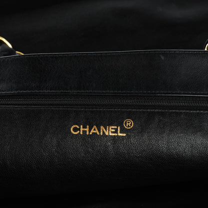 Chanel Lambskin Jumbo Shoulder Bag Black 6 of 8