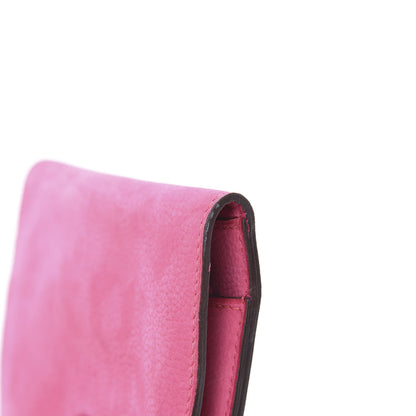 Hermes Taurillon Gaucho Dogon Compact Wallet Fuchsia 10 of 11