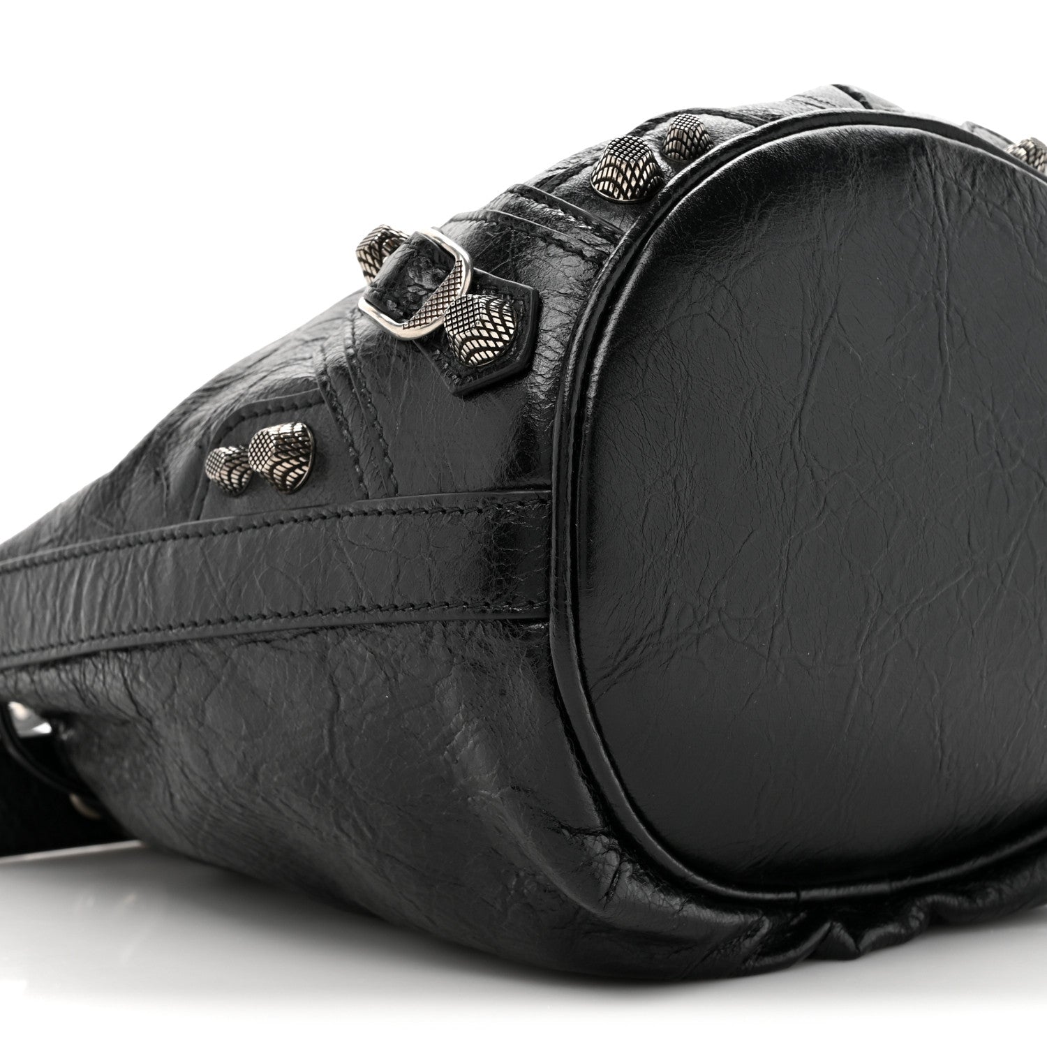 Balenciaga Agneau Arena Le Cagole Bucket Bag XS Black 10 of 10