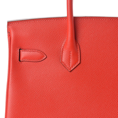 Hermes Epsom Birkin 30 Rouge De Coeur 28 of 31