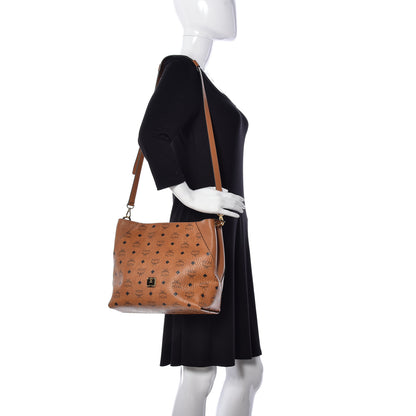 MCM Visetos Medium Klara Hobo Cognac 2 of 9