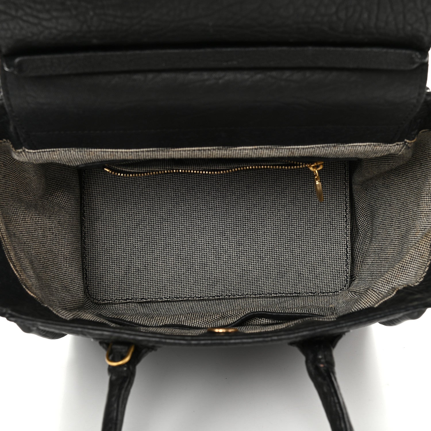 MCM Calfskin Small Kathy Tote Black 5 of 11