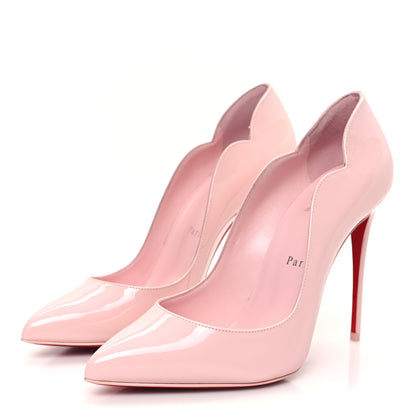 Christian Louboutin Patent Hot Chick 100 Pumps 38.5 Rosy 3 of 9