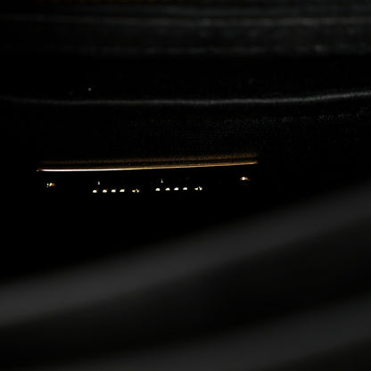 Miu Miu Velluto Vernice Madras Top Handle Bag Black 8 of 11