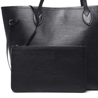 Louis Vuitton Epi Neverfull MM Black 9 of 12