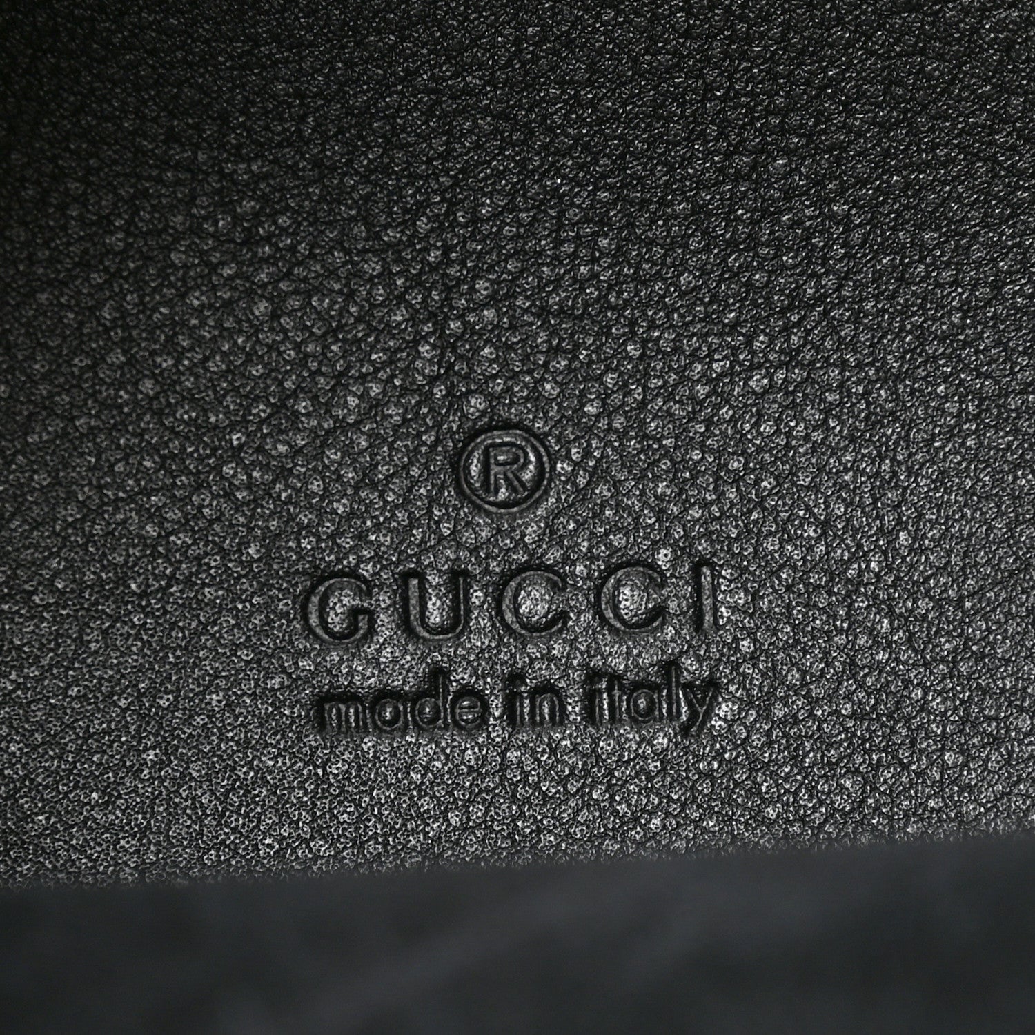 Gucci GG Calfskin Embossed B Medium Shoulder Bag Arabella Black 6 of 10