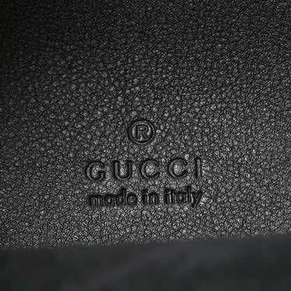 Gucci GG Calfskin Embossed B Medium Shoulder Bag Arabella Black 6 of 10