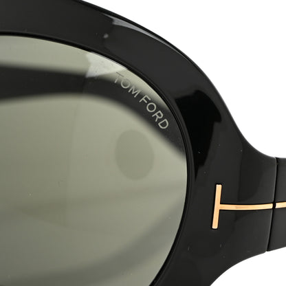 Tom Ford Acetate Serena TF886 Sunglasses Black 7 of 7